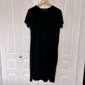 Marks & Spencer Black Maternity T-shirt Dress